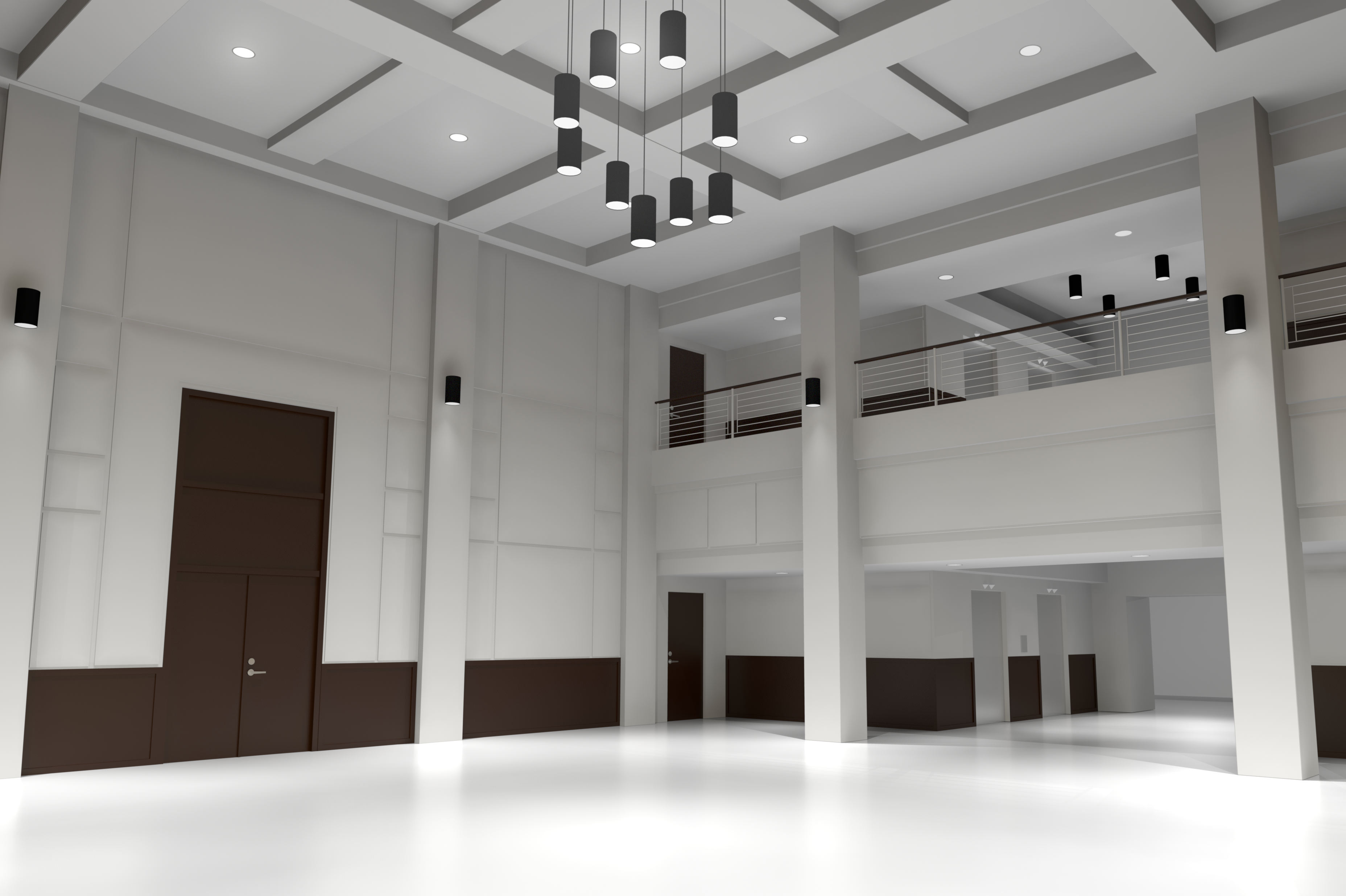 round and square downlights 